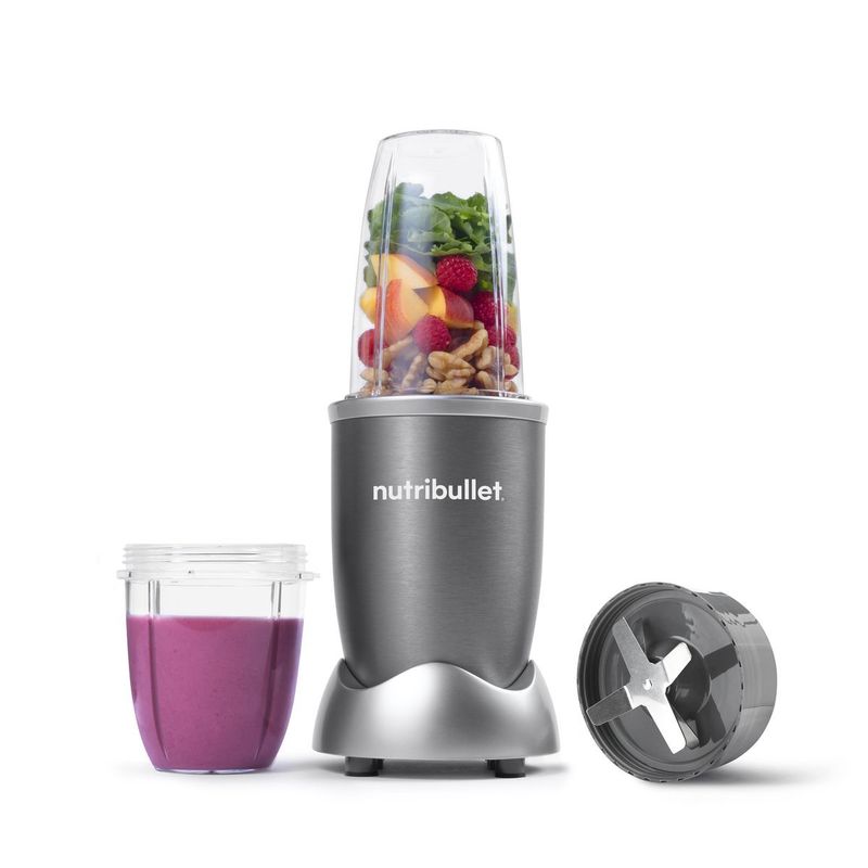 NutriBullet 6-Piece Blender/Mixer Gray