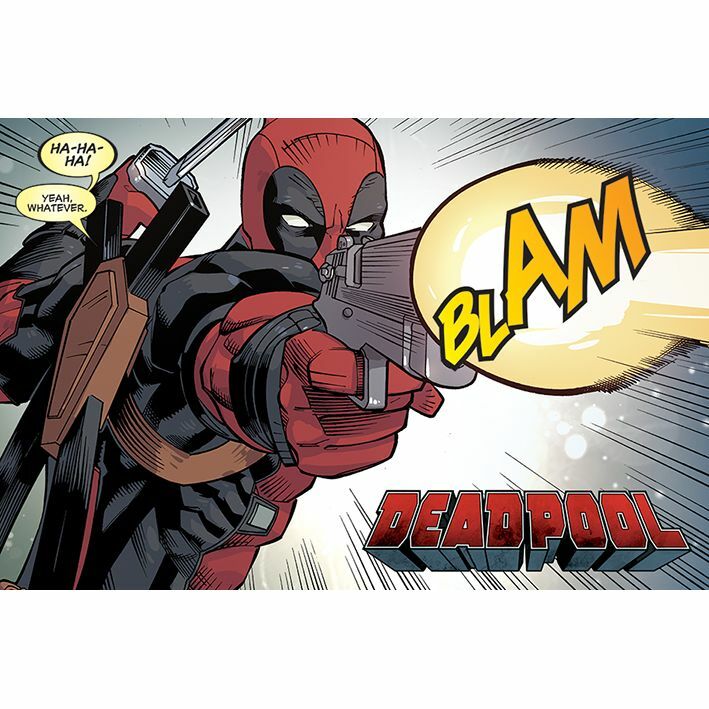 Pyramid Posters Marvel Deadpool Blam Maxi Poster (61 x 91.5 cm)