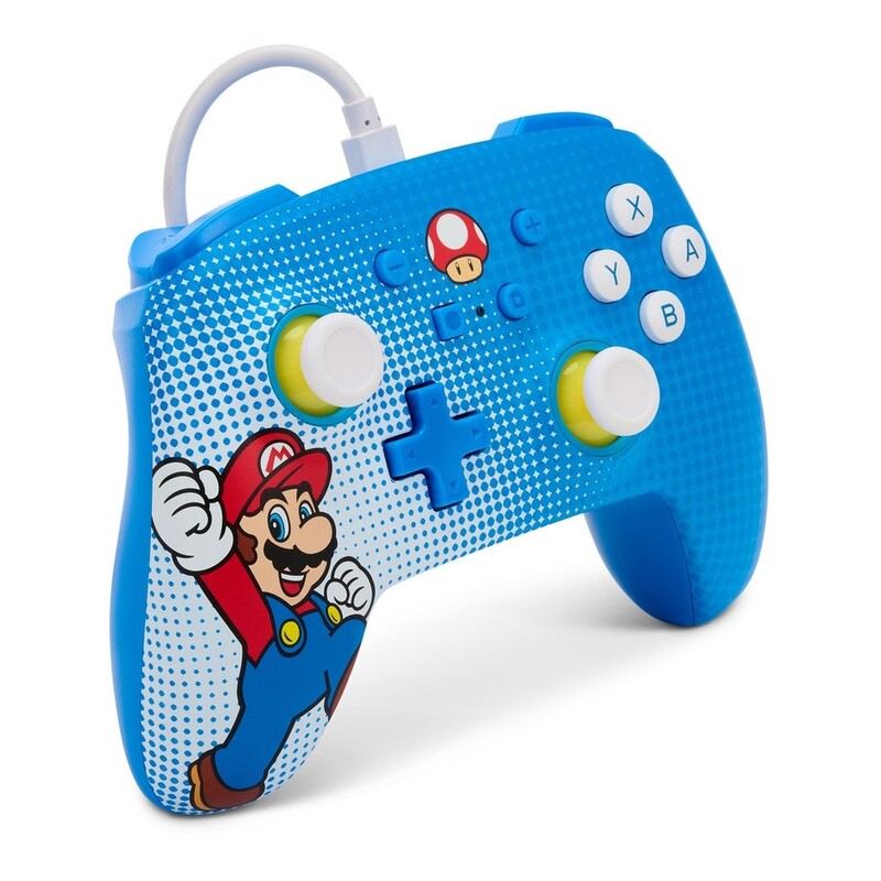 PowerA Enhanced Wired Controller For Nintendo Switch Mario Pop Art