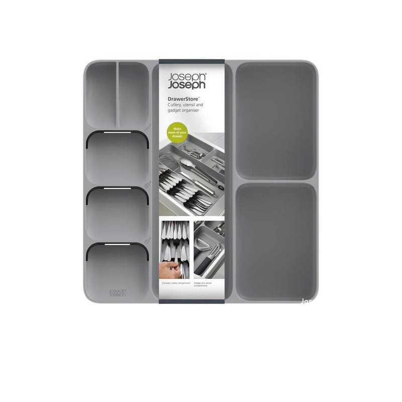 Joseph Joseph DrawerStore Cutlery/Utensil/Gadget Organiser Grey