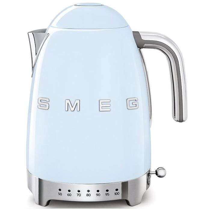 SMEG Variable Temperature Electric Kettle 1.7 Liters - Pastel Blue