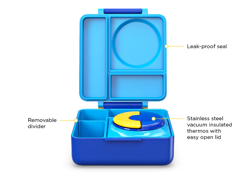 Omiebox Kids Lunchbox Blue Sky