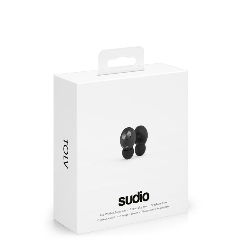 Sudio Tolv True Wireless Earbuds Black