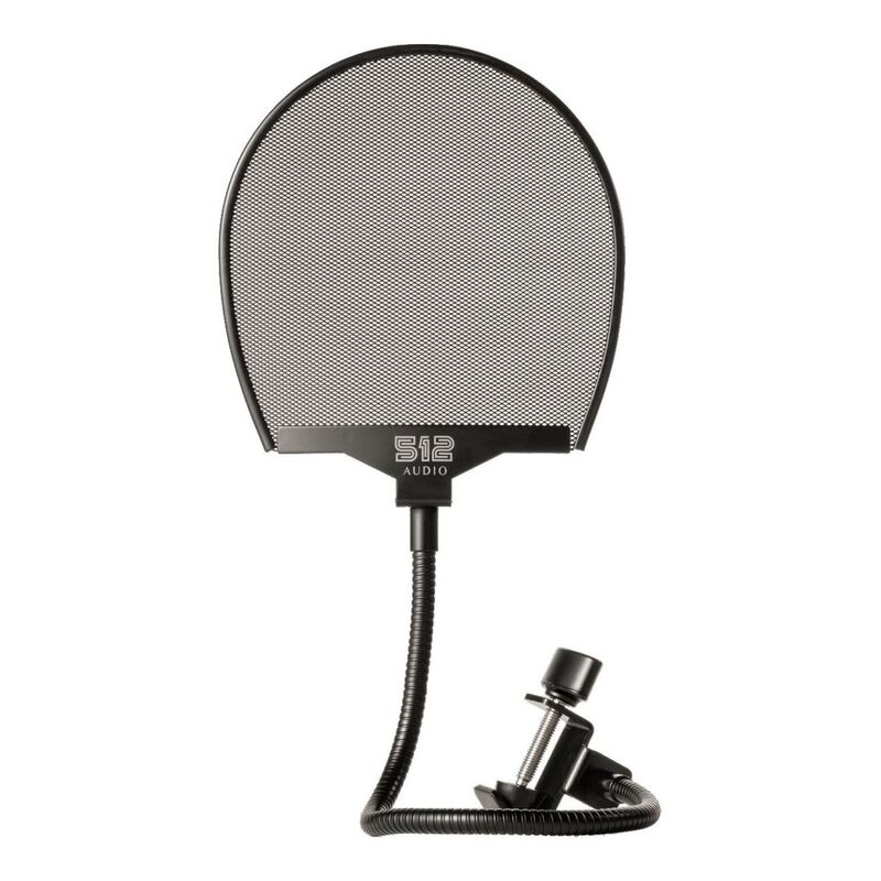 512 Audio 512-Pop Professional Mic Pop Filter for USB and XLR Mics