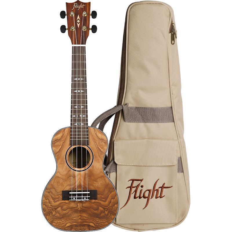 Flight DUC410 Concert Ukulele - Quilted Ash Flight DUC410 Concert Ukulele - Quilted Ash