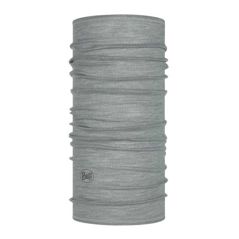 Buff Lightweight Merino Wool Solid Light Grey Buff Lightweight Merino Wool Solid Light Grey