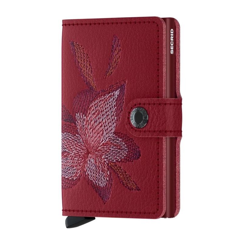 Secrid Miniwallet Stitch Magnolia Rosso