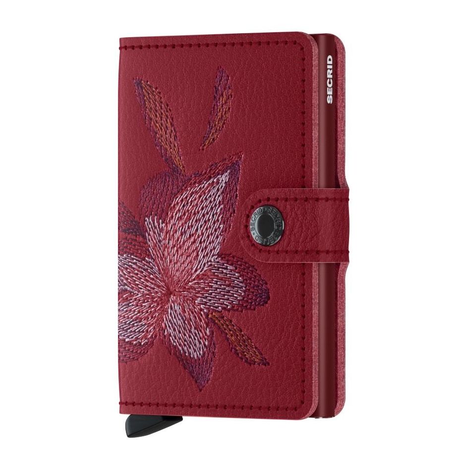 Secrid Miniwallet - Stitch Leather - Magnolia Rosso