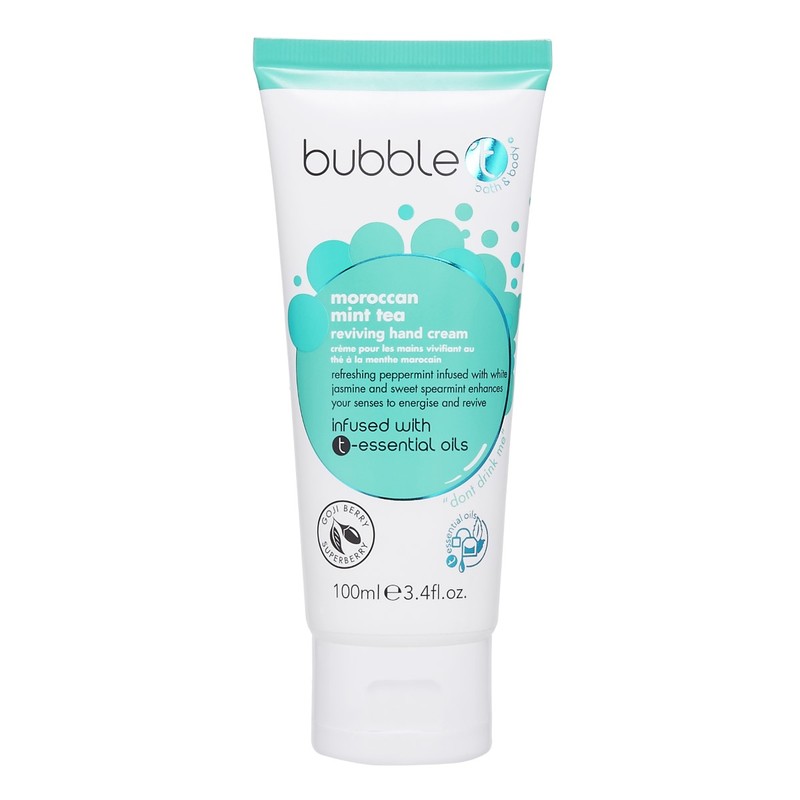 Bubble T Reviving Hand Cream Moroccan Mint Tea