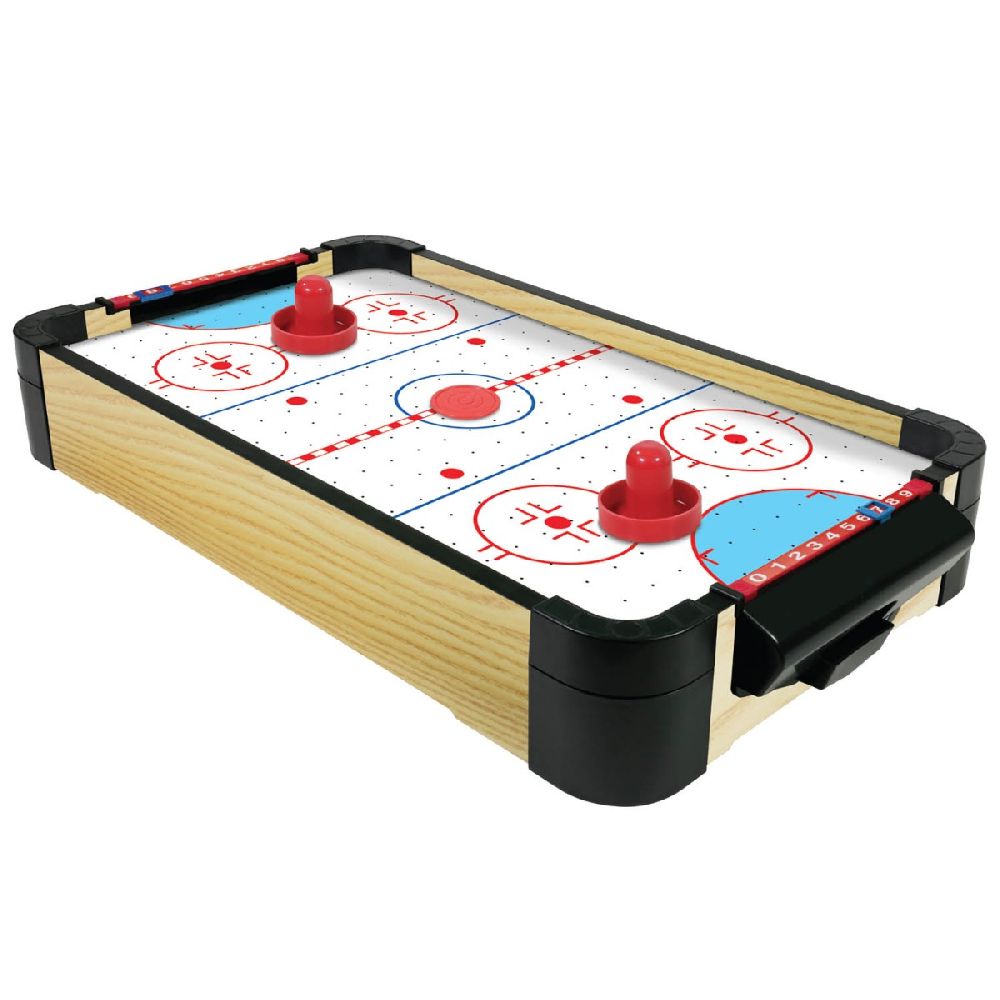 Merchant Ambassador Wood Tabletop Air Hockey 20 Inch 50cm