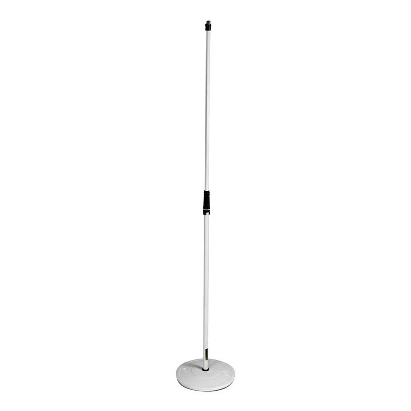 Gravity MS23W Microphone Stand With Round Base - White Gravity MS23W Microphone Stand With Round Base - White