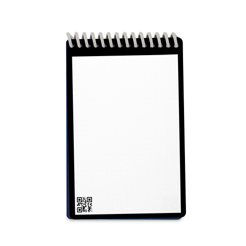 Rocketbook Everlast Mini Dot Grid Reusable Smart Notebook - Dark Blue (3.5 x 5 Inch)