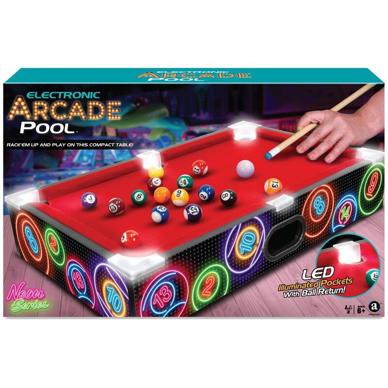 Merchant Ambassador Neon Series Electronic Arcade Pool Merchant Ambassador Neon Series Electronic Arcade Pool
