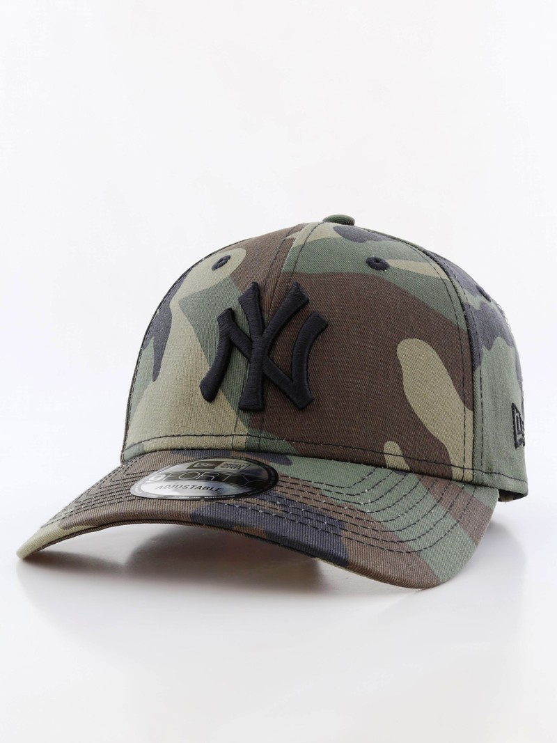 New Era League Essential New York Yankees Woodland Camo Cap