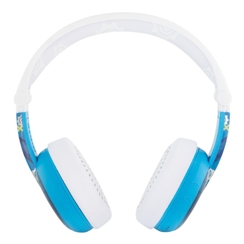 Onanoff BuddyPhones Wave Robot Blue Headphones for Kids