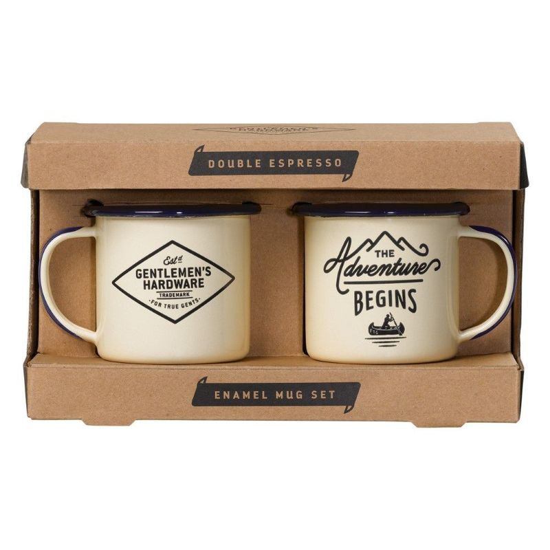 Gentlemen's Hardware Enamel Espresso Cups (Set of 2)