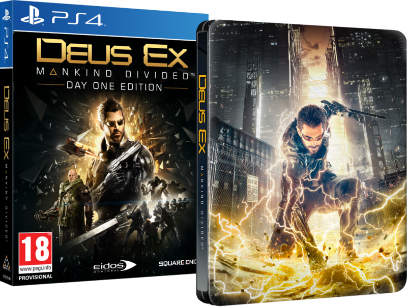 Deus Ex Mankind Divided + The Elder Scrolls V Skyrim - Special Edition + Dissidia Final Fantasy - NT (Steelbook Edition)