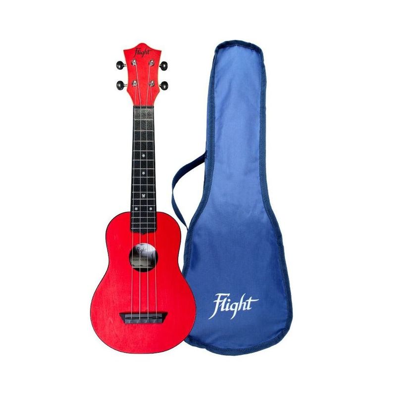 Flight Travel Soprano Ukulele TUS35RD