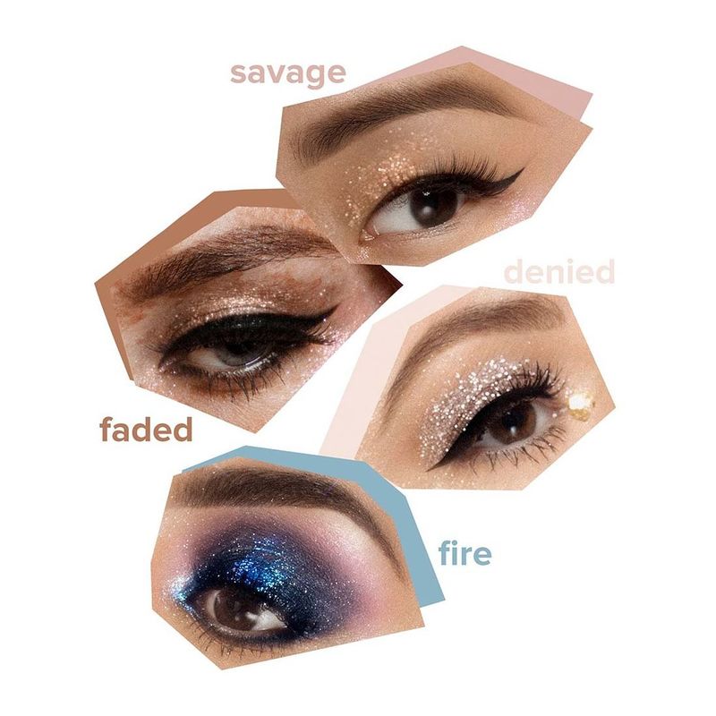 Lottie Eye Foil Faded Rose Gold Metallic Glitter Eyeshadow