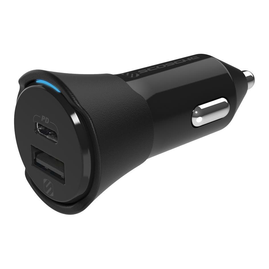 Scosche PowerVolt PD32 Dual-Port USB-C & USB-A Car Charger