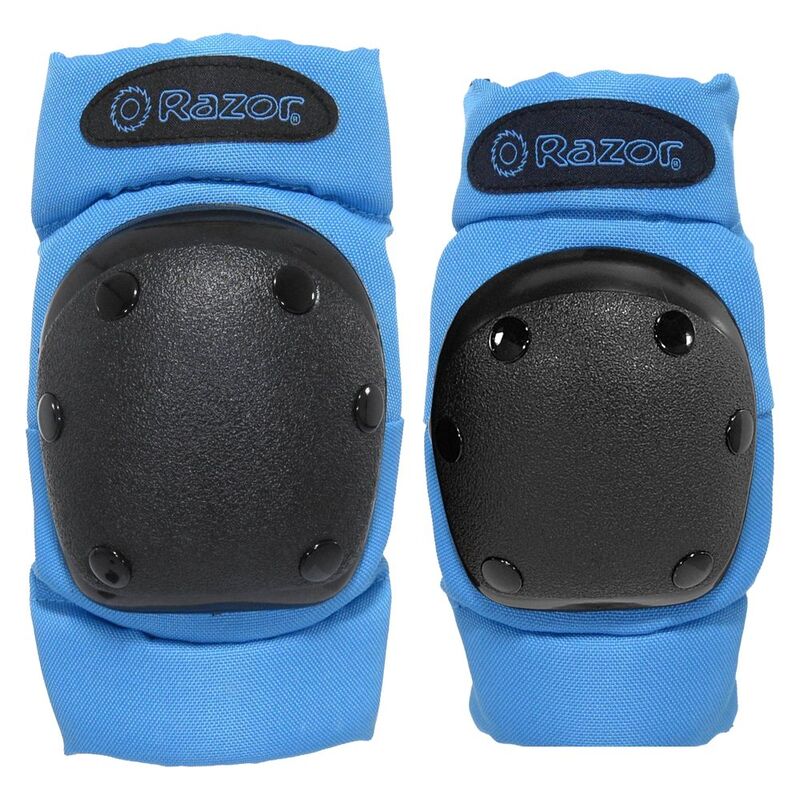 Razor Child Elbow & Knee Pads Protective Gear Set Blue