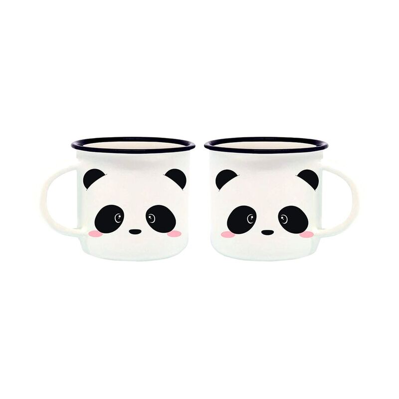 Legami Espresso for Two - Porelain Coffee Mugs 50 ml - Panda (Set of 2) Legami Espresso for Two - Porelain Coffee Mugs 50 ml - Panda (Set of 2)