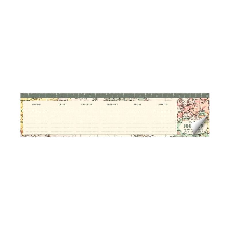 Legami Smart Planning - Map - Desk Planner - Size 34 X 8 cm