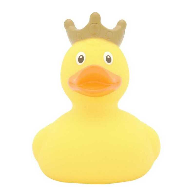 Lilalu Mini Yellow Rubber Duck with Crown Lilalu Mini Yellow Rubber Duck with Crown