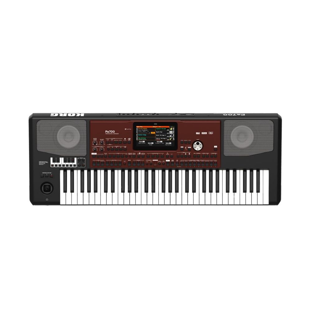 Korg PA700 Oriental 61-Key Arranger Workstation Keyboard - Black
