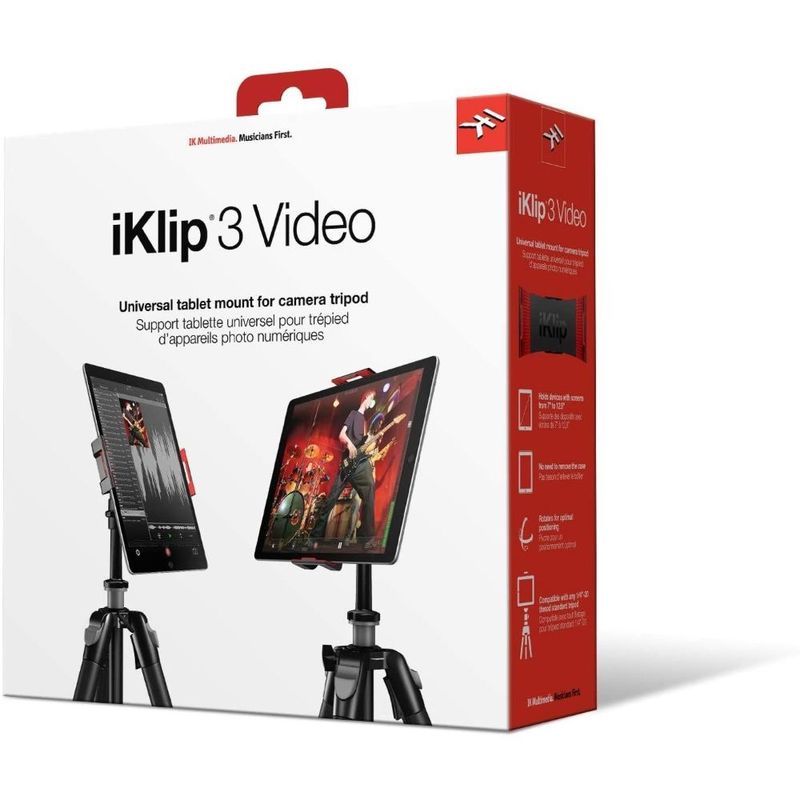 IK Multimedia iKlip 3 Video Universal Tripod Mount for Tablets