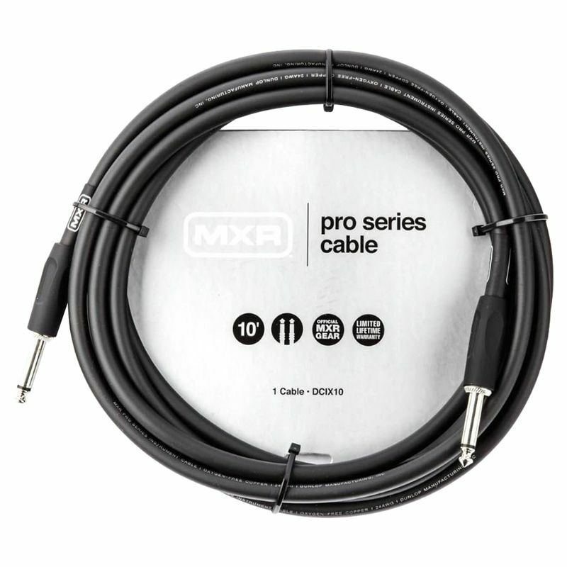 Dunlop Dcix10 Mxr Pro Cable 10 Ft-Ea Black