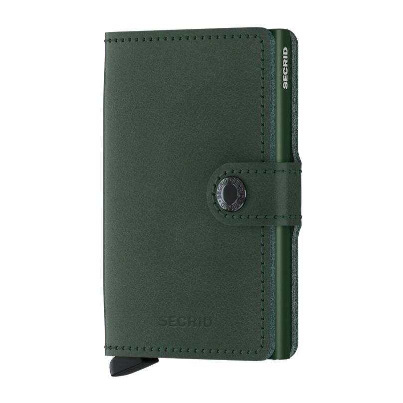 Secrid Miniwallet - Original Leather - Green