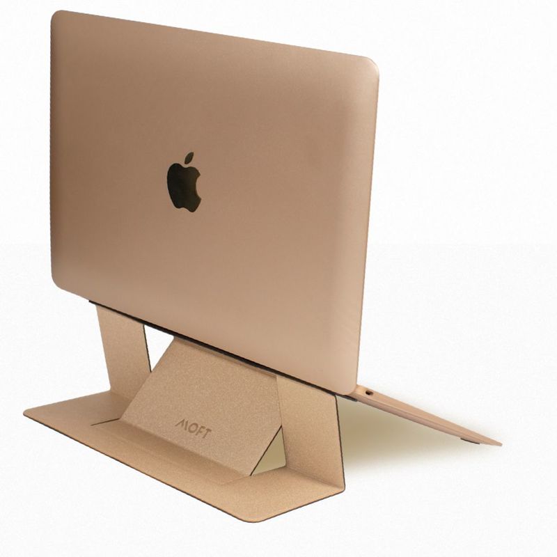 MOFT Adhesive Laptop Stand Gold (For Laptops Up To 15.6-Inch)