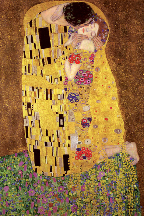 Gustav Klimt's The Kiss Maxi Poster (61 x 91.5 cm)