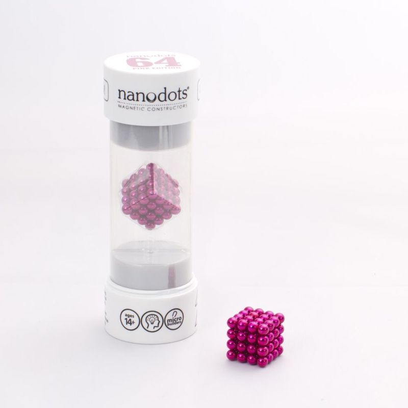 Nanodots 64 Pink Magnetic Dots Nanodots 64 Pink Magnetic Dots