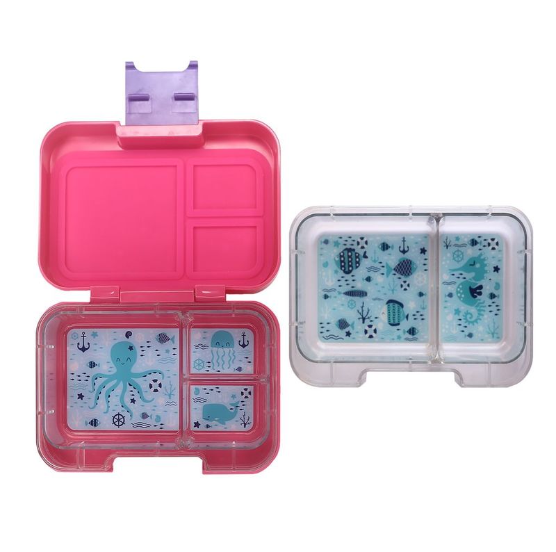 Munchbox Munchi Snack Pink Sunset Pink/Violet Lunchbox