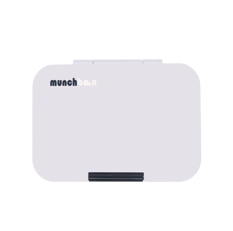 Munchbox Munchi Snack White Pearl White/Black Lunchbox Munchbox Munchi Snack White Pearl White/Black Lunchbox