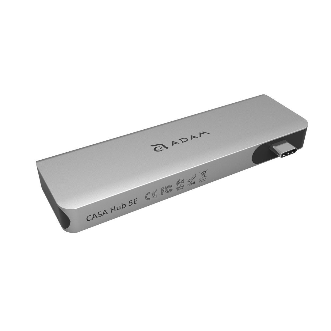 Adam Elements Casa Hub 5E USB-C 5-In-1 Card Reader Grey