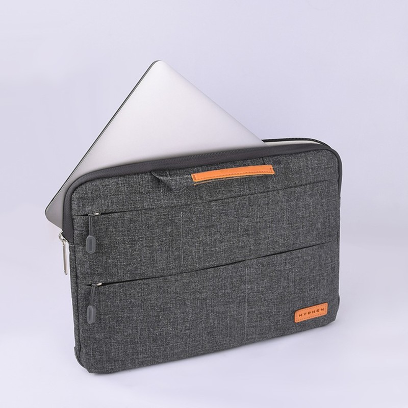 HYPHEN Esse Sleeve Grey With Smart Stand Fits Laptop Up To 13-Inch