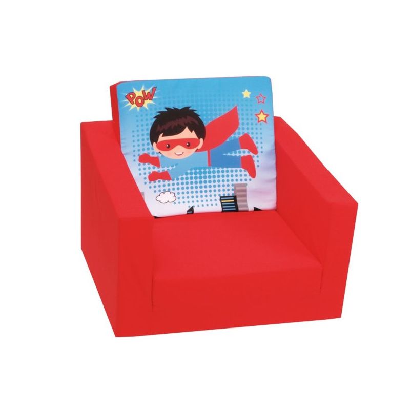 Delsit Single Sofa Super Hero Red Delsit Single Sofa Super Hero Red