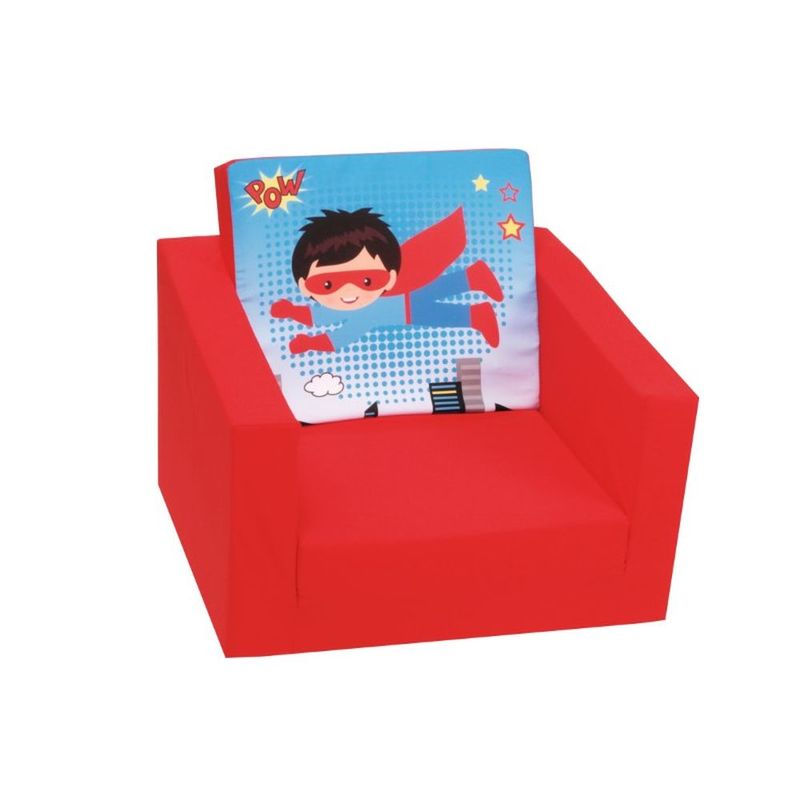 Delsit Single Sofa Super Hero Red