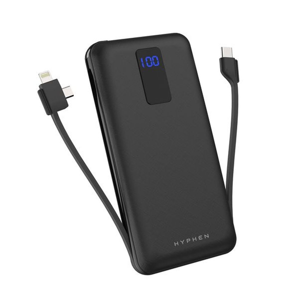 HYPHEN X2 20000mAh Black Slim Power Bank