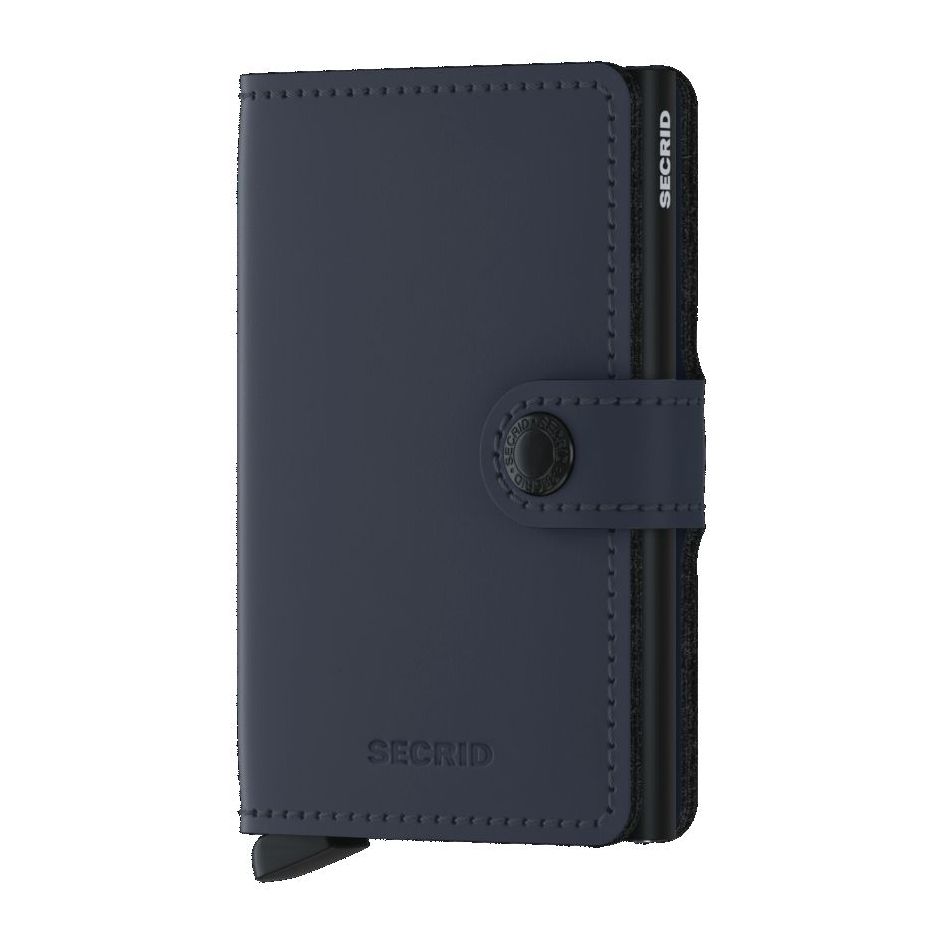 Secrid Miniwallet - Matte Leather - Night Blue