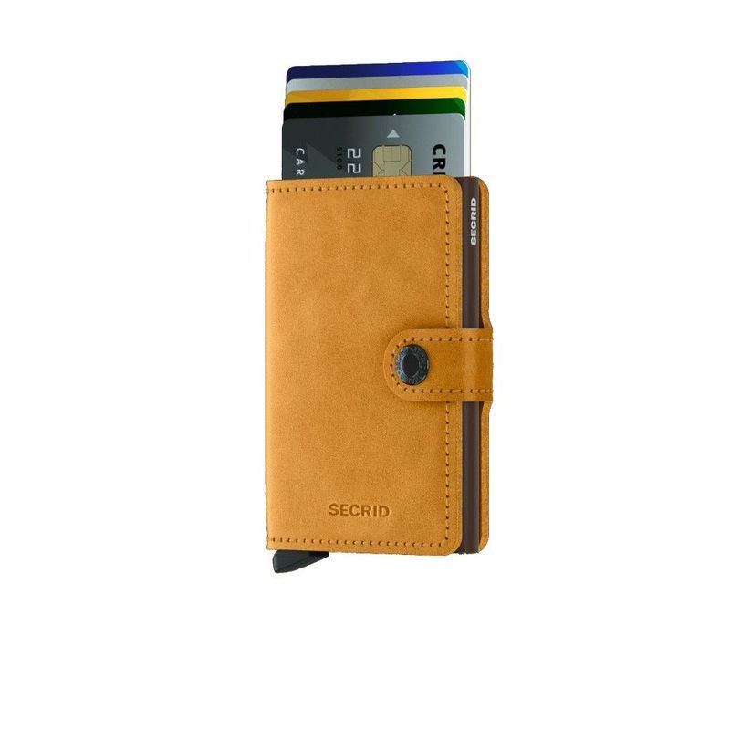 Secrid Miniwallet - Vintage Leather - Ochre