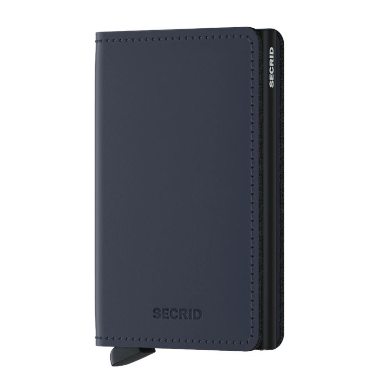 Secrid Slimwallet - Matte Leather - Night Blue