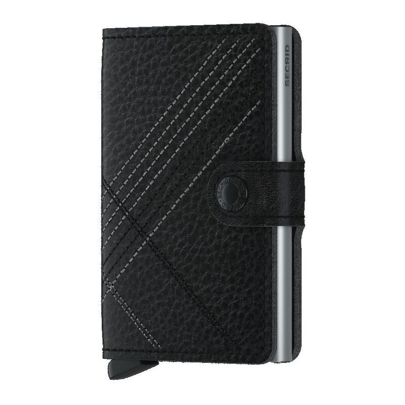 Secrid Miniwallet - Stitch Leather - Linea Black