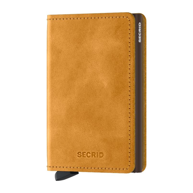 Secrid Slimwallet - Vintage Leather - Ochre