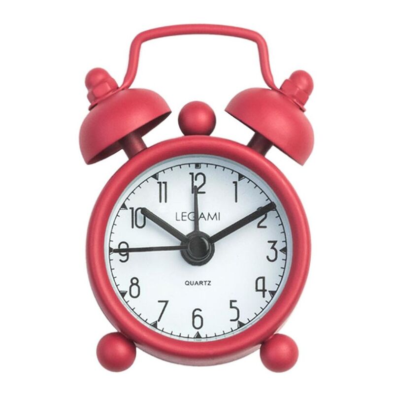 Legami Mini Tick Tock Alarm Clock - Red (4.5 X 5.8cm) Legami Mini Tick Tock Alarm Clock - Red (4.5 X 5.8cm)