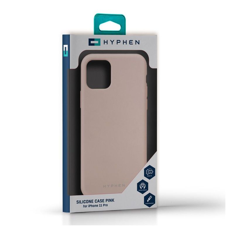 HYPHEN Silicone Case Pink for iPhone 11 Pro