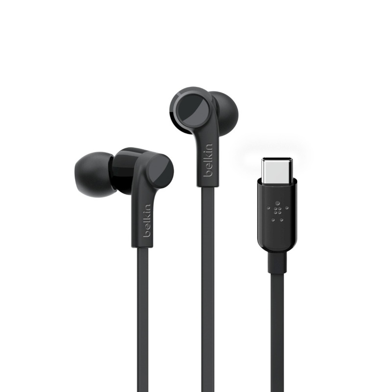 Belkin Rockstar Black In-Ear Earphones with USB-C Connector Belkin Rockstar Black In-Ear Earphones with USB-C Connector